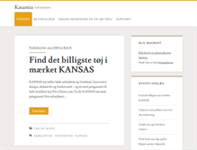 Tablet Screenshot of kasamia.dk
